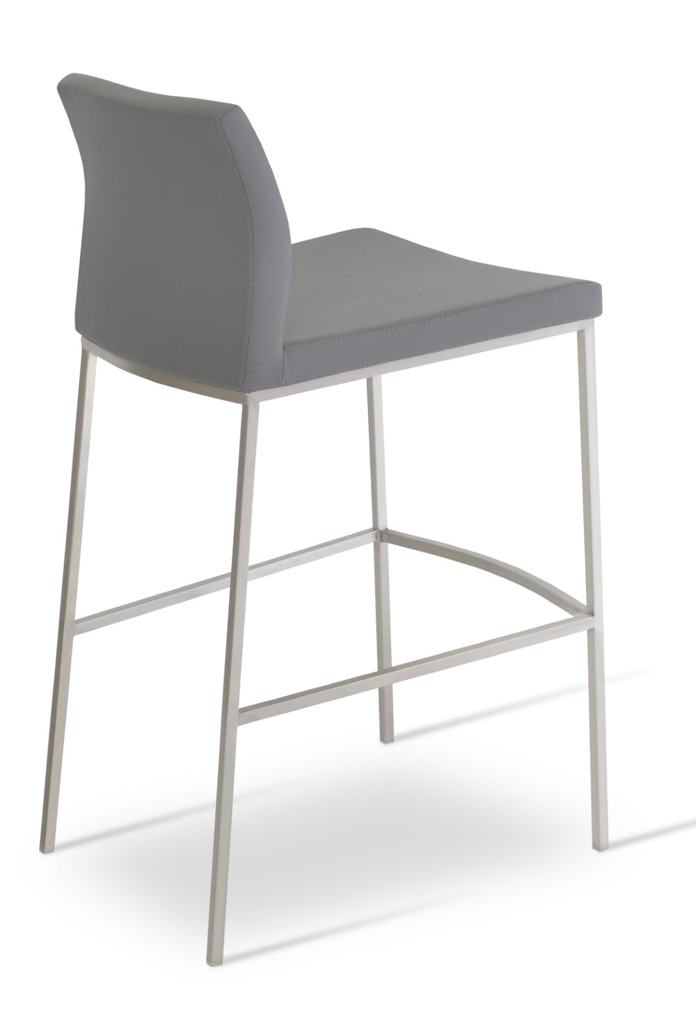 Soho Concept Pasha Metal Bar & Counter Stools In Boucle, Velvet, Nubuck, Or Camira Fabrics - 10-year Guarantee! Grey  Soho-concept-dining-chair-09108