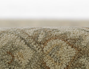 Momeni Pasha PSH-1 Hand Tufted Traditional Medallion Indoor Rug Light Blue 8' x 10'