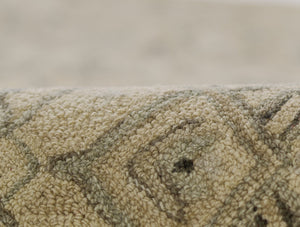 Momeni Pasha PSH-1 Hand Tufted Traditional Medallion Indoor Rug Taupe 8' x 10'