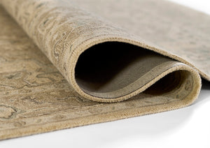 Momeni Pasha PSH-1 Hand Tufted Traditional Medallion Indoor Rug Taupe 8' x 10'