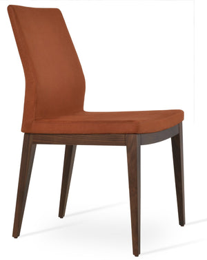 Soho Concept Pasha Wood Dining Chair - Elegant Upholstered Comfort In Beech, 10-year Guarantee & Stylish Options Walnut  Soho-concept-dining-chair-04721