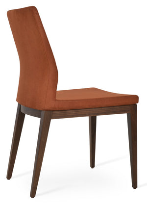 Soho Concept Pasha Wood Dining Chair - Elegant Upholstered Comfort In Beech, 10-year Guarantee & Stylish Options Walnut  Soho-concept-dining-chair-04721