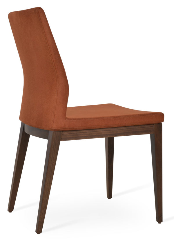 Soho Concept Pasha Wood Dining Chair - Elegant Upholstered Comfort In Beech, 10-year Guarantee & Stylish Options Walnut  Soho-concept-dining-chair-04721
