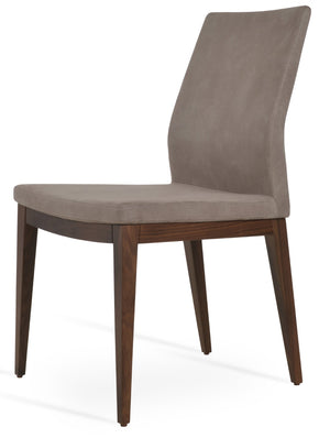 Soho Concept Pasha Wood Dining Chair - Elegant Upholstered Comfort In Beech, 10-year Guarantee & Stylish Options Walnut  Soho-concept-dining-chair-04723