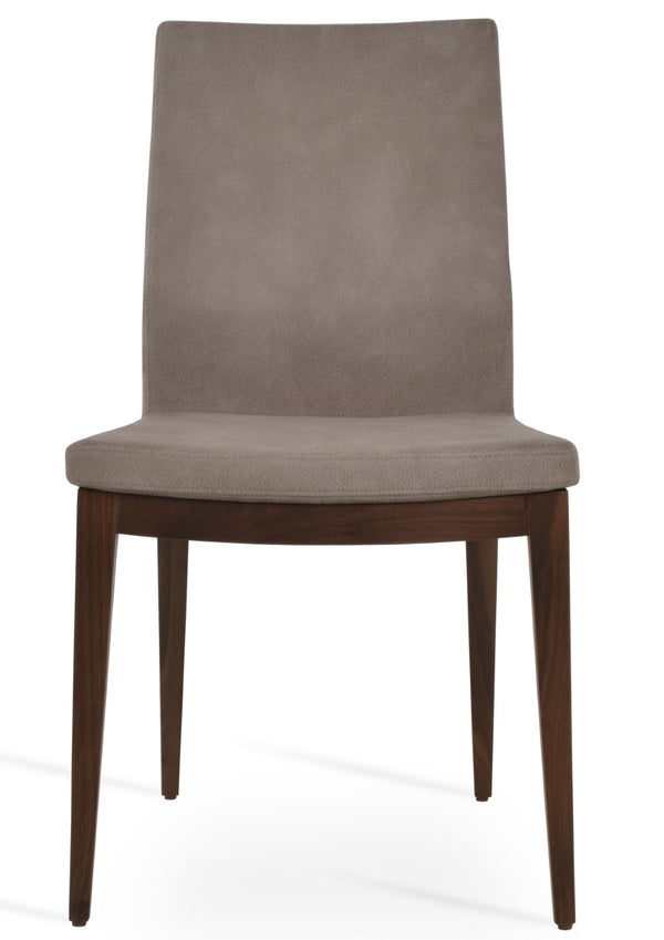 Soho Concept Pasha Wood Dining Chair - Elegant Upholstered Comfort In Beech, 10-year Guarantee & Stylish Options Walnut  Soho-concept-dining-chair-04723