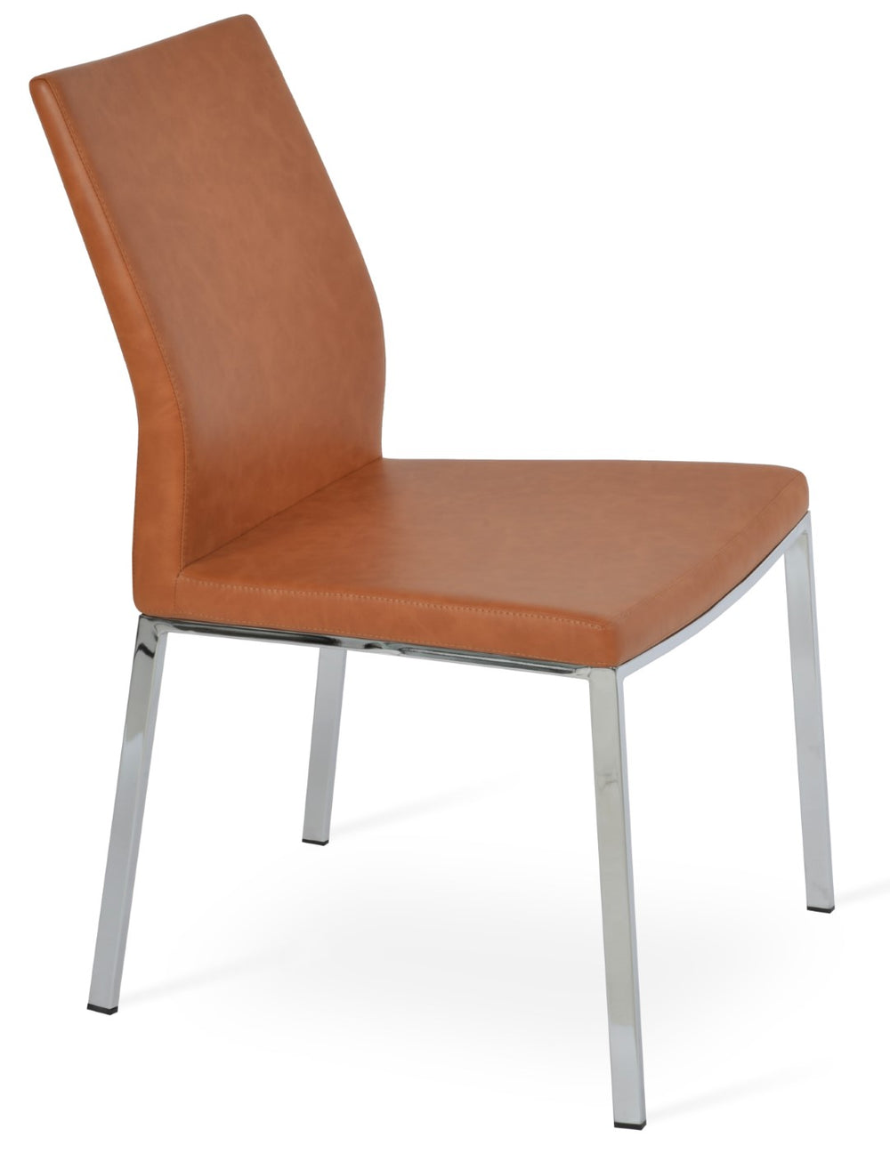Soho Concept Pasha Metal Dining Chair - Modern Chrome Base, Stylish Fabric Options & 10-year Guarantee For Durability Chrome  Soho-concept-dining-chair-04745
