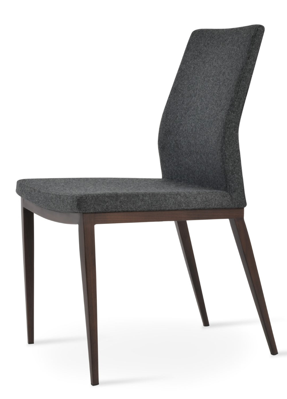 Soho Concept Pasha Mw Dining Chair In Camira Era Fabric - Stylish, Durable, Walnut & Dark Grey, 10-year Guarantee! Walnut,Dark Grey  Soho-concept-dining-chair-04750
