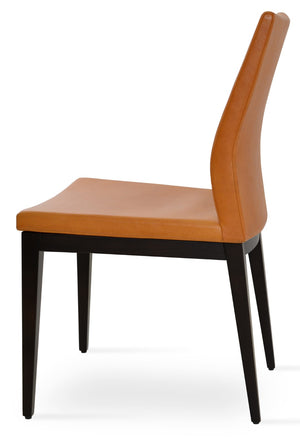 Soho Concept Pasha Wood Dining Chair - Elegant Upholstered Comfort In Beech, 10-year Guarantee & Stylish Options Amber  Soho-concept-dining-chair-04778
