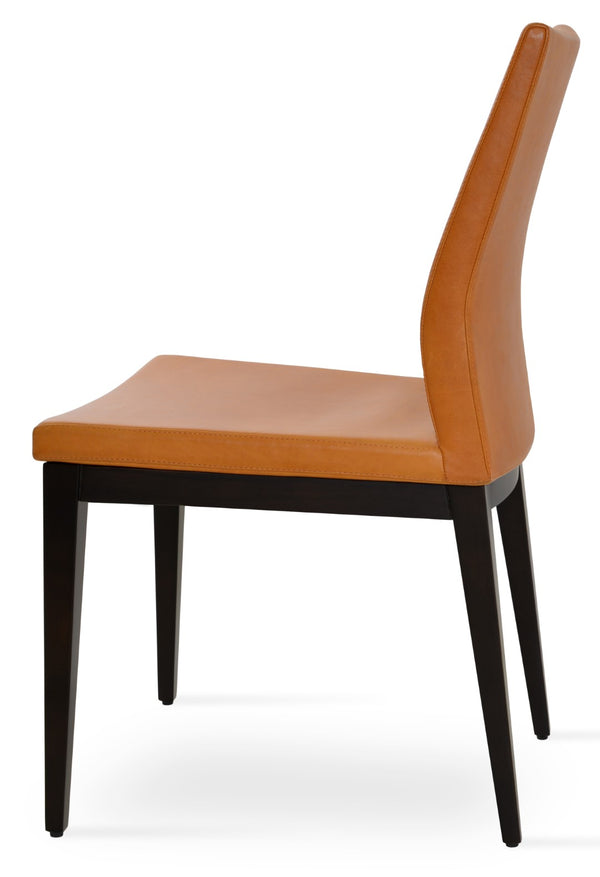 Soho Concept Pasha Wood Dining Chair - Elegant Upholstered Comfort In Beech, 10-year Guarantee & Stylish Options Amber  Soho-concept-dining-chair-04778