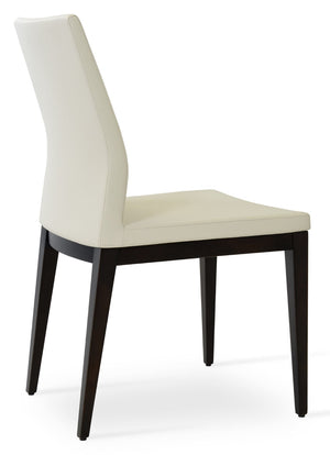 Soho Concept Pasha Wood Dining Chair - Elegant Upholstered Comfort In Beech, 10-year Guarantee & Stylish Options Cream  Soho-concept-dining-chair-04785