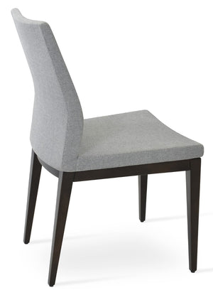 Soho Concept Pasha Wood Dining Chair - Elegant Upholstered Comfort In Beech, 10-year Guarantee & Stylish Options Stone Brick  Soho-concept-dining-chair-04779