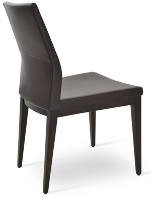 Soho Concept Pasha Wood Dining Chair - Elegant Upholstered Comfort In Beech, 10-year Guarantee & Stylish Options Brown  Soho-concept-dining-chair-04782