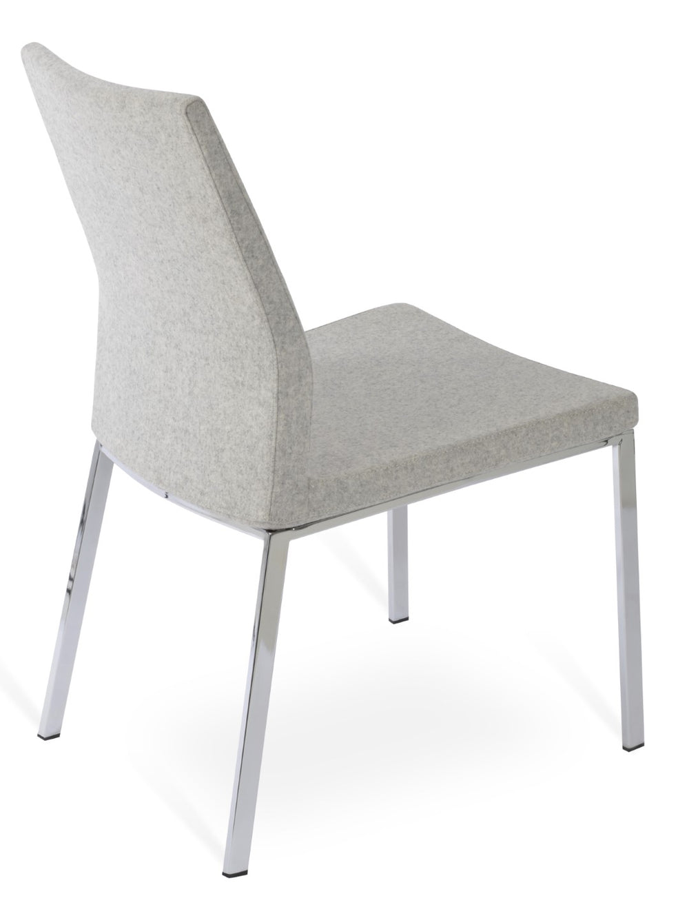 Soho Concept Pasha Metal Dining Chair With Camira Blazer Wool Fabric – Stylish, Durable, And 10-year Guarantee! Chrome,Silver  Soho-concept-dining-chair-04794