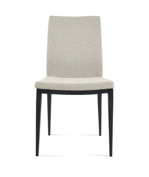 Soho Concept Pasha Mw Contemporary Dining Chair - Stylish Metal Base, Multiple Fabrics, 10-year Guarantee, Chic Design Black,White,Grey  Soho-concept-dining-chair-04811