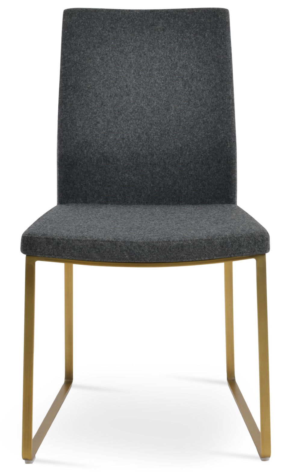 Soho Concept Pasha Wood Counter Bar Dining Chair In Dark Grey Camira Blazer Wool Fabric - 10-year Warranty! Orange  Soho-concept-dining-chair-04826