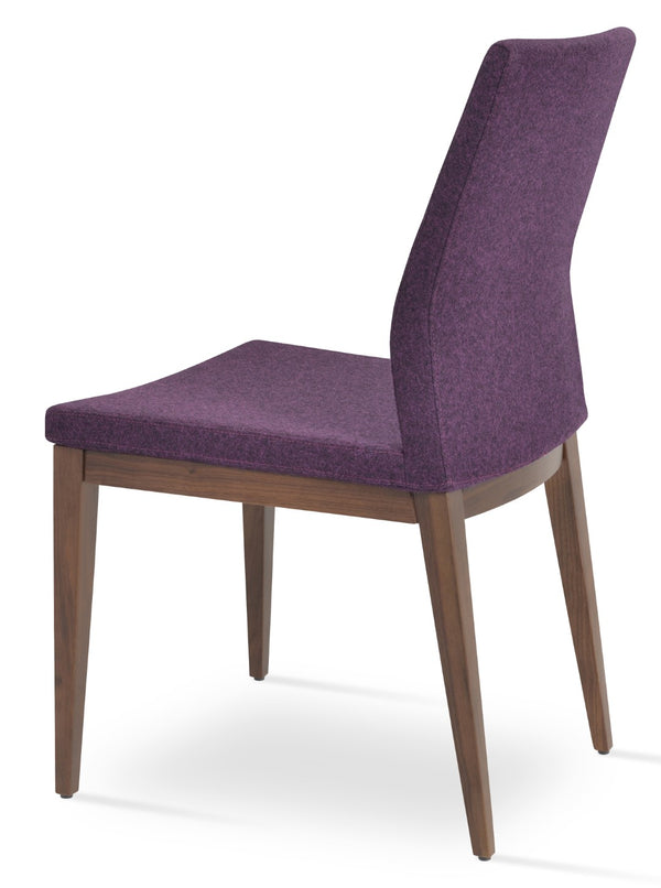 Soho Concept Pasha Wood Dining Chair - Elegant Upholstered Comfort In Beech, 10-year Guarantee & Stylish Options Walnut  Soho-concept-dining-chair-04900
