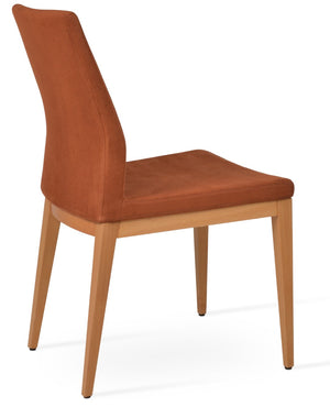 Soho Concept Pasha Wood Dining Chair - Elegant Upholstered Comfort In Beech, 10-year Guarantee & Stylish Options Natural  Soho-concept-dining-chair-04984