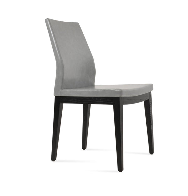 Soho Concept Pasha Wood Dining Chair - Elegant Upholstered Comfort In Beech, 10-year Guarantee & Stylish Options Ash,Light Grey  Soho-concept-dining-chair-04917