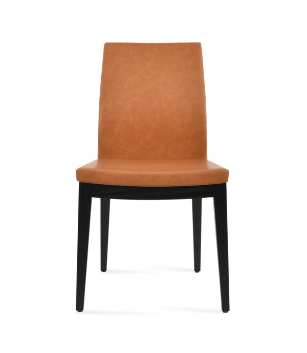 Soho Concept Pasha Wood Dining Chair - Stylish Leatherette Seating With 2-year Guarantee, Limited Stock Available! Ash  Soho-concept-dining-chair-04911