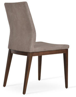 Soho Concept Pasha Wood Dining Chair - Elegant Upholstered Comfort In Beech, 10-year Guarantee & Stylish Options Walnut  Soho-concept-dining-chair-04962