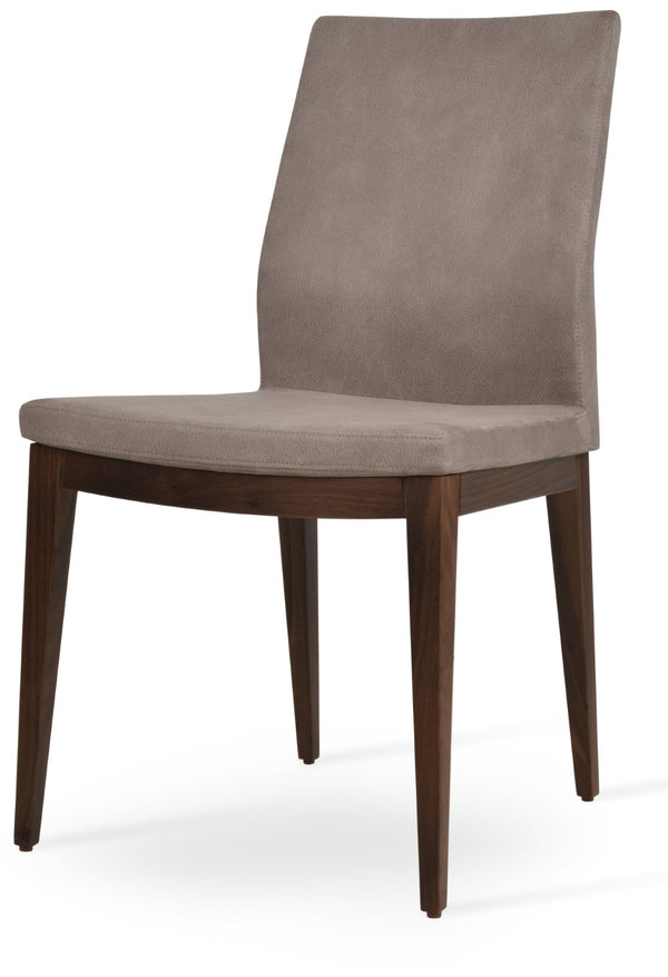 Soho Concept Pasha Wood Dining Chair - Elegant Upholstered Comfort In Beech, 10-year Guarantee & Stylish Options Walnut  Soho-concept-dining-chair-04962