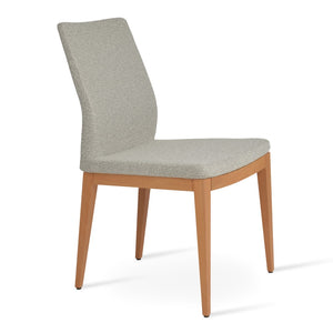 Soho Concept Pasha Wood Dining Chair - Elegant Upholstered Comfort In Beech, 10-year Guarantee & Stylish Options Natural,White,Grey  Soho-concept-dining-chair-04947