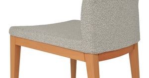 Soho Concept Pasha Wood Dining Chair - Elegant Upholstered Comfort In Beech, 10-year Guarantee & Stylish Options Natural,White,Grey  Soho-concept-dining-chair-04947