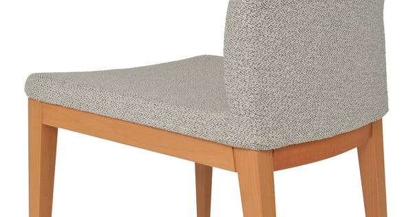 Soho Concept Pasha Wood Dining Chair - Elegant Upholstered Comfort In Beech, 10-year Guarantee & Stylish Options Natural,White,Grey  Soho-concept-dining-chair-04947