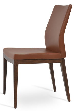 Soho Concept Pasha Wood Dining Chair - Elegant Upholstered Comfort In Beech, 10-year Guarantee & Stylish Options Walnut  Soho-concept-dining-chair-04978
