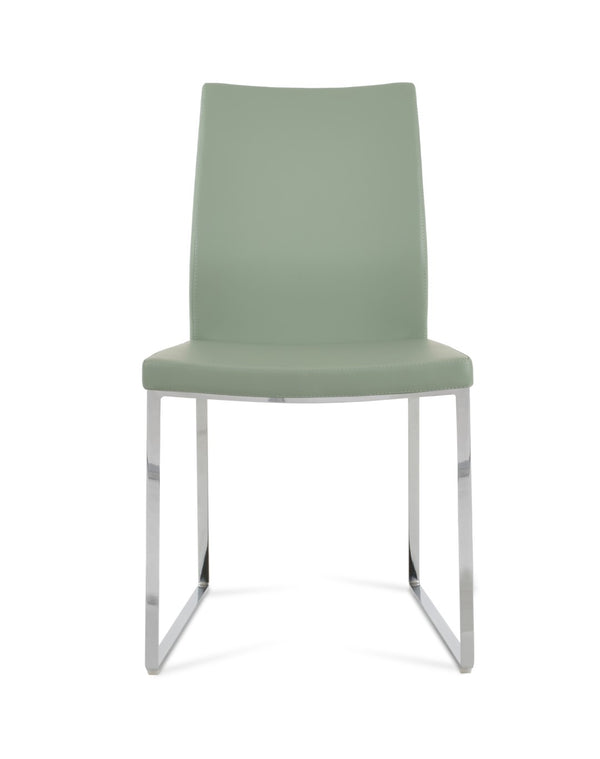 Soho Concept Pasha Sled Dining Chair - Premium Upholstery Options & Strong Base, 10-year Guarantee, Stylish Design Mint  Soho-concept-dining-chair-04845