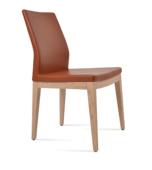 Soho Concept Pasha Wood Dining Chair - Stylish Leatherette Seating With 2-year Guarantee, Limited Stock Available! Ash,Natural,White  Soho-concept-dining-chair-04959