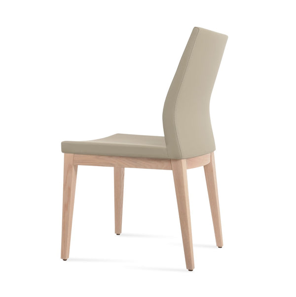 Soho Concept Pasha Wood Dining Chair - Elegant Upholstered Comfort In Beech, 10-year Guarantee & Stylish Options Ash,Natural,White  Soho-concept-dining-chair-04961