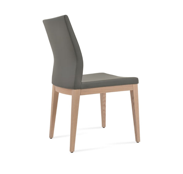 Soho Concept Pasha Wood Dining Chair - Elegant Upholstered Comfort In Beech, 10-year Guarantee & Stylish Options Ash,Natural,White,Grey  Soho-concept-dining-chair-04958