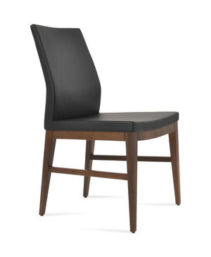 Soho Concept Pasha Wood Dining Chair - Elegant Upholstered Comfort In Beech, 10-year Guarantee & Stylish Options Walnut,Black  Soho-concept-dining-chair-04734