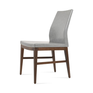 Soho Concept Pasha Wood Dining Chair - Elegant Upholstered Comfort In Beech, 10-year Guarantee & Stylish Options Walnut,Light Grey  Soho-concept-dining-chair-04736