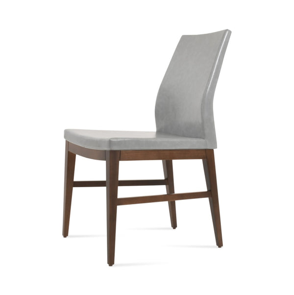 Soho Concept Pasha Wood Dining Chair - Elegant Upholstered Comfort In Beech, 10-year Guarantee & Stylish Options Walnut,Light Grey  Soho-concept-dining-chair-04736