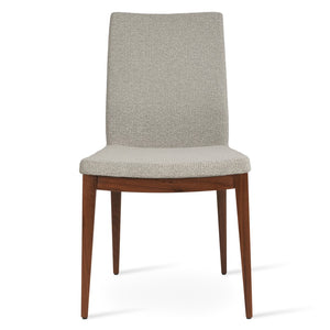 Soho Concept Pasha Wood Dining Chair - Elegant Upholstered Comfort In Beech, 10-year Guarantee & Stylish Options Walnut,White,Grey  Soho-concept-dining-chair-04949