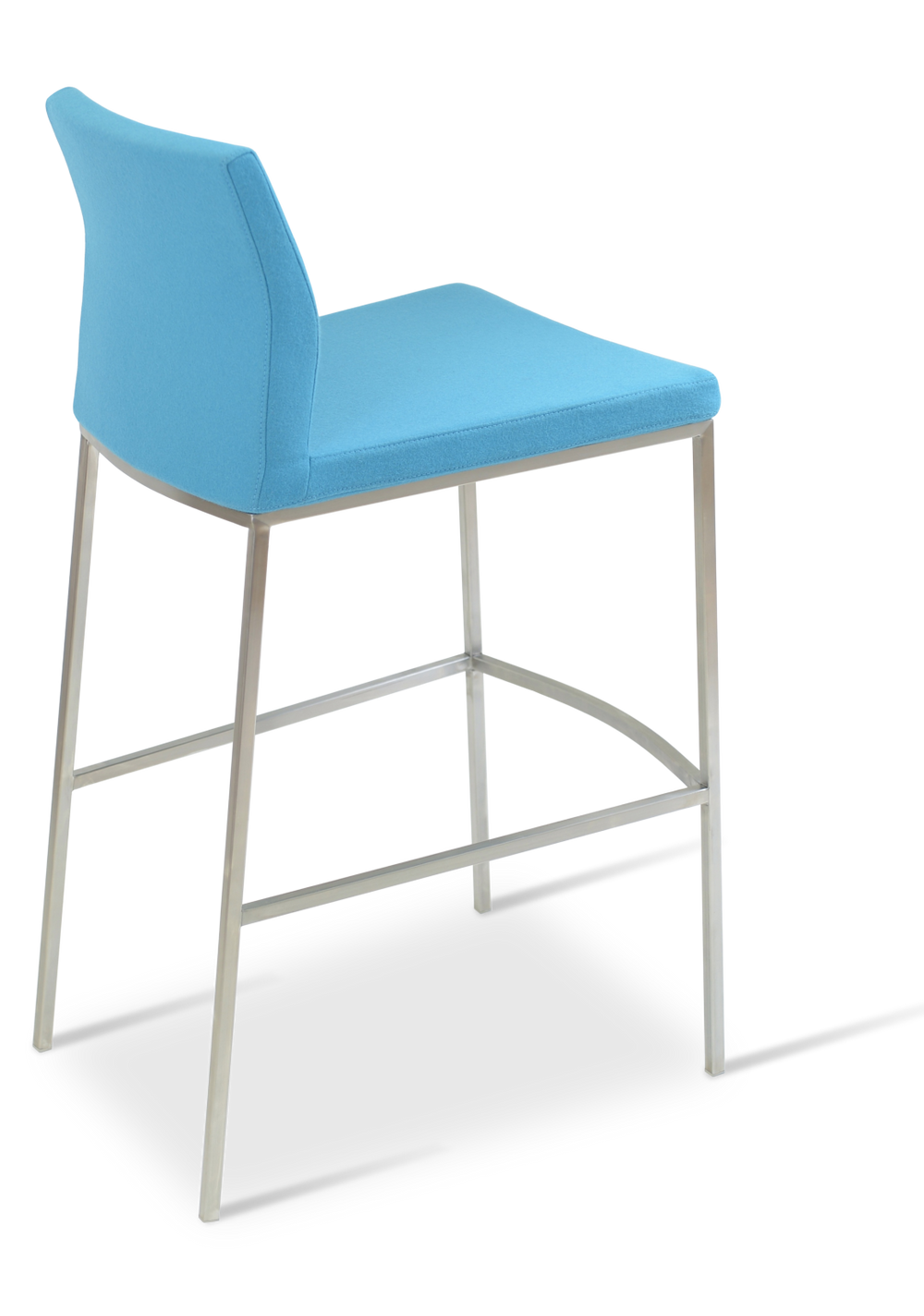 Soho Concept Pasha Metal Barstools & Counterstools With Camira Era Fabric - Stylish, Durable, 10-year Guarantee! Silver  Soho-concept-dining-chair-09085