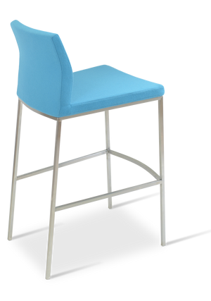Soho Concept Pasha Metal Barstools & Counterstools With Camira Era Fabric - Stylish, Durable, 10-year Guarantee!   Soho-concept-dining-chair-09078
