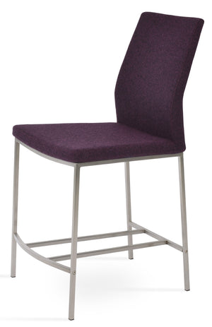 Soho Concept Pasha Metal Barstools & Counterstools - Durable Wool Fabric, 10-year Guarantee, Stylish Design   Soho-concept-dining-chair-09089