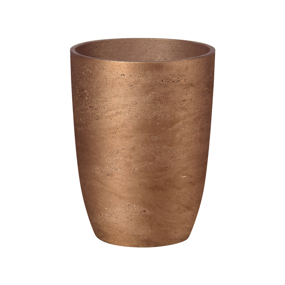 Lh Imports Mineral Medium Tapered Vase - Elegant Metallic Finish For Stunning Home Décor Accents And Style Bronze Ro,Cement Pat033s-mb