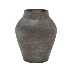 Lh Imports Amphora Large Vase - Elevate Your Home Decor With Timeless Rustic Charm And Elegant Design Brown Antique Brown Ro,Cement Pat035l-ch