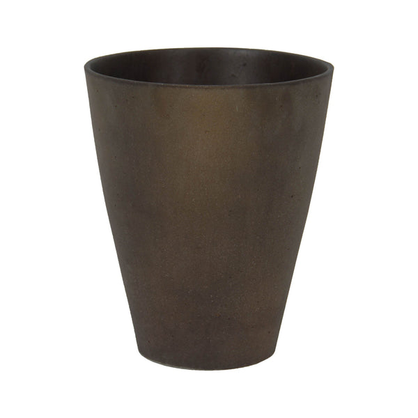 Lh Imports Rustic Medium Vase - Exquisite Limestone Decor For Elegant Home Beautification And Style Brown Limestone Pat038m-ch