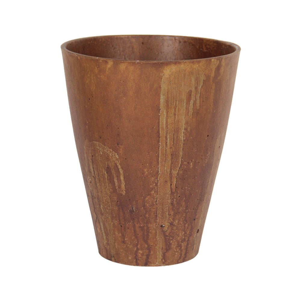 Lh Imports Rustic Medium Vase - Exquisite Limestone Decor For Elegant Home Beautification And Style Brown Limestone Pat038s-ch