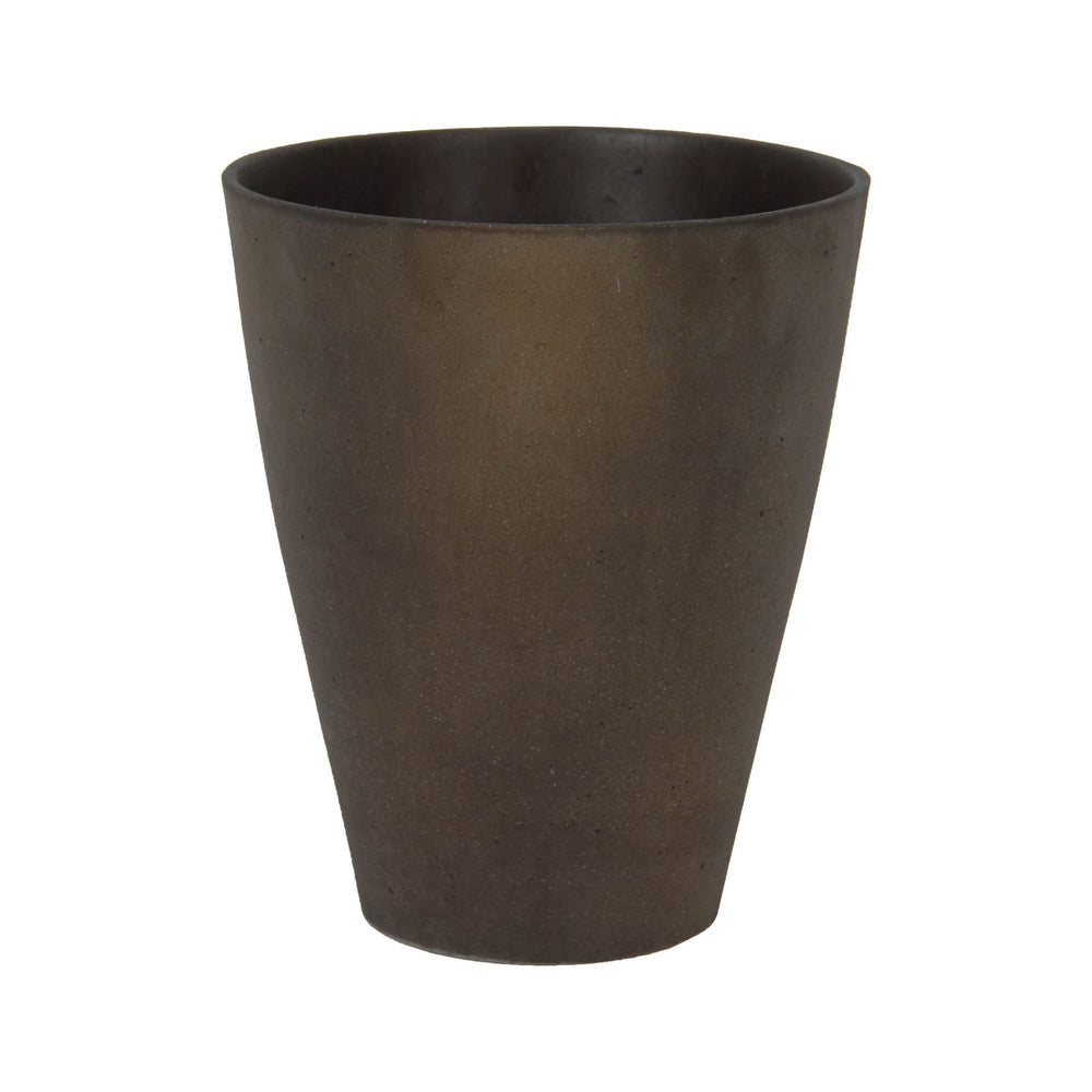Lh Imports Rustic Medium Vase - Exquisite Limestone Decor For Elegant Home Beautification And Style Brown Limestone Pat038s-ch