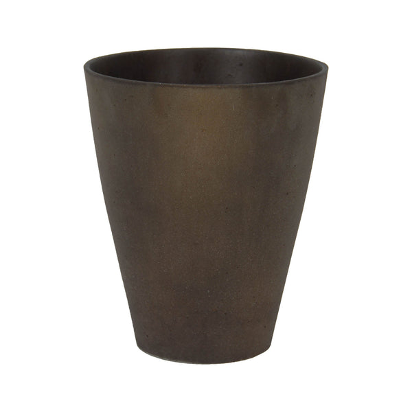 Lh Imports Rustic Medium Vase - Exquisite Limestone Decor For Elegant Home Beautification And Style Brown Limestone Pat038s-ch