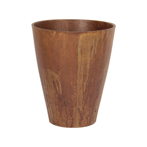 Lh Imports Rustic Medium Vase - Exquisite Limestone Decor For Elegant Home Beautification And Style Brown Limestone Pat038s-co