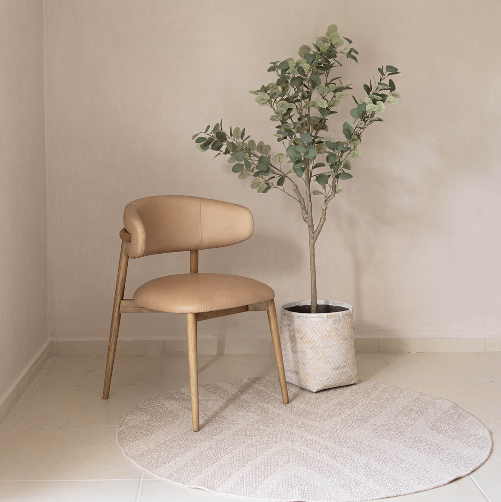 Lh Imports Bamboo Indoor Basket Pot - Natural Elegance For Your Home Décor, Perfect For Plant Lovers & Style Brown Bamboo,Concrete Pat046-n