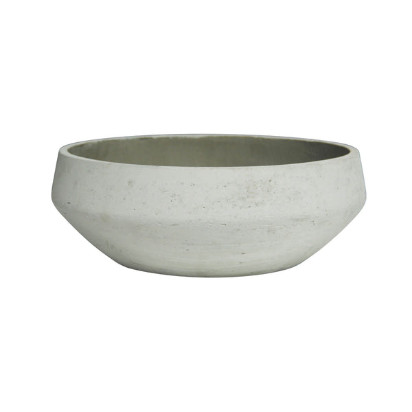 Lh Imports Taxco Bowl - Antique White Elegance For Home Decor And Stylish Centerpiece Arrangement Ideas White Antique White Ro,Cement Pat044