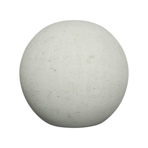 Lh Imports Amphora Sphere - Antique White Elegance For Home Decor, Perfect For Enhancing Your Living Space! White Antique White Ro,Cement Pat045